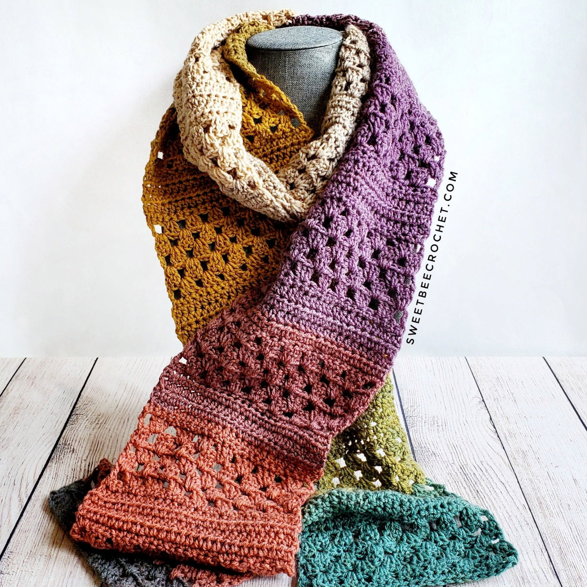 Crochet Scarf Sampler Class Sunday August 30th 2p, to 4pm ( this is a private class )
