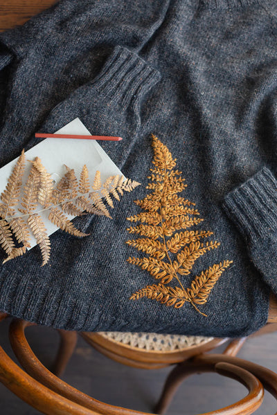 Embroidery on Knits by Judit Gummlich