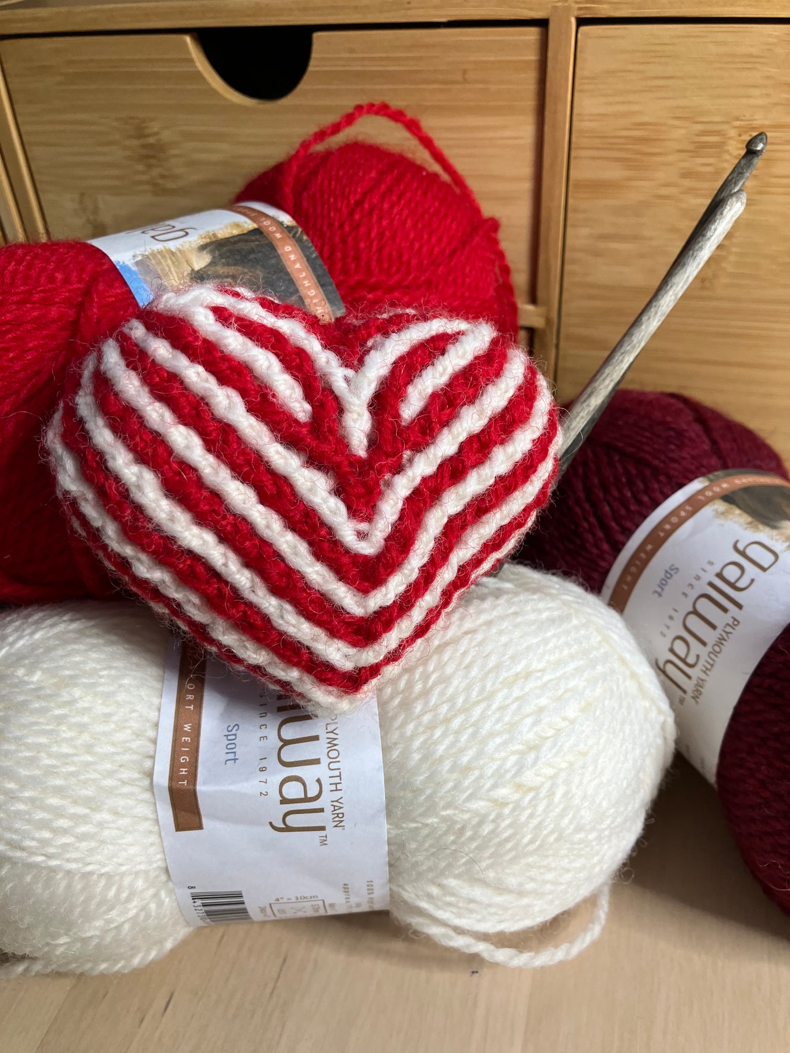 Brioche Crochet Heart Class