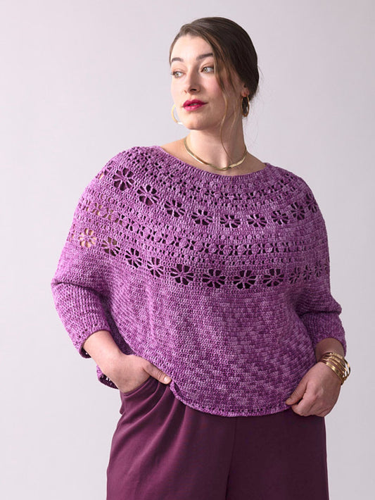 Plum Blossom Crochet Top Kit