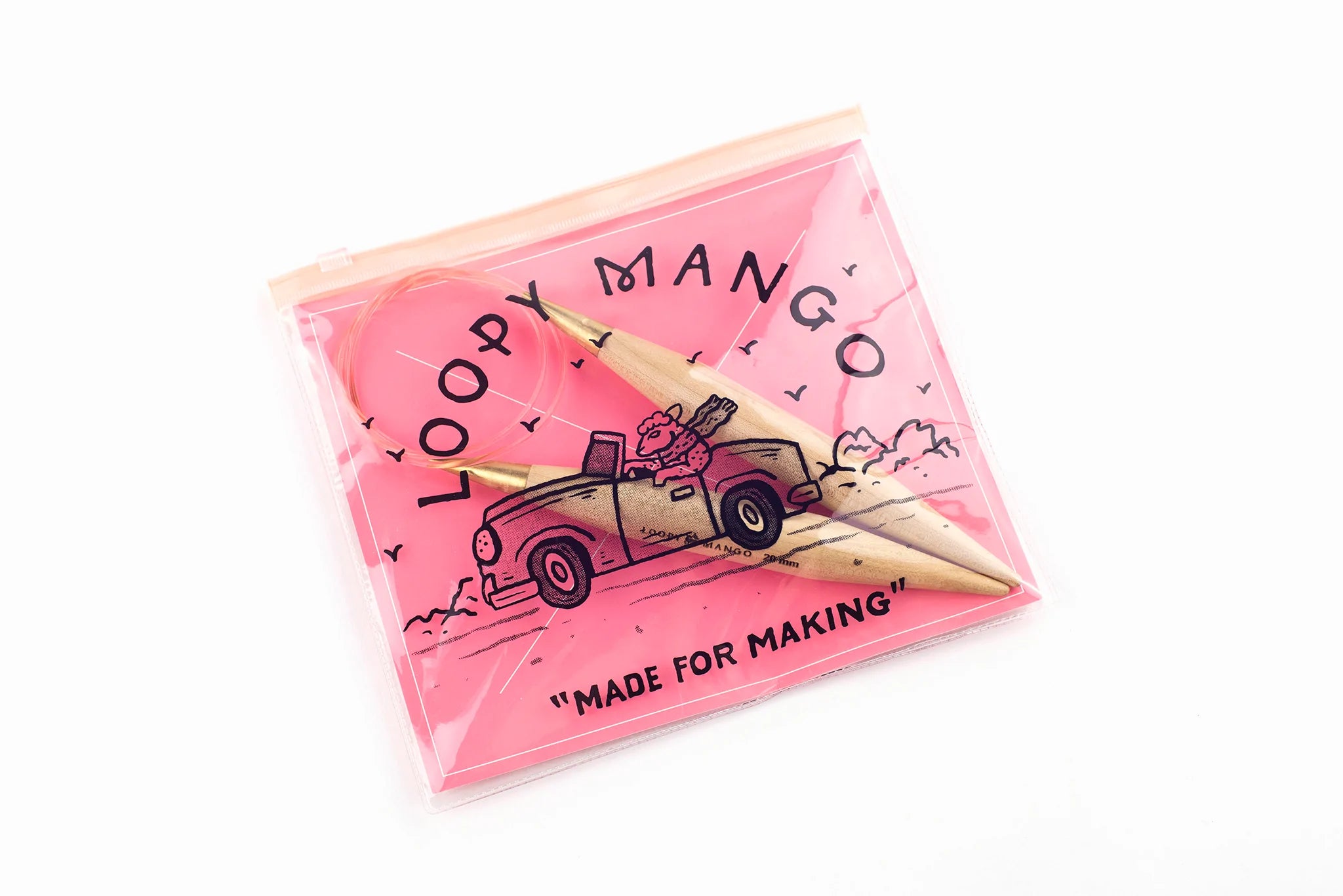 Loopy Mango Knit Bag