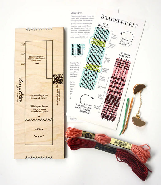 DIY Bracelet Kit weaving